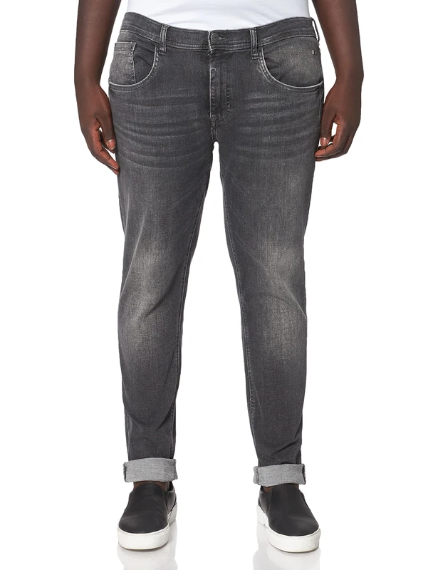 b BLEND Men's 20712391 Jeans, Denim Grey (200296), 28 W/ 30 L
