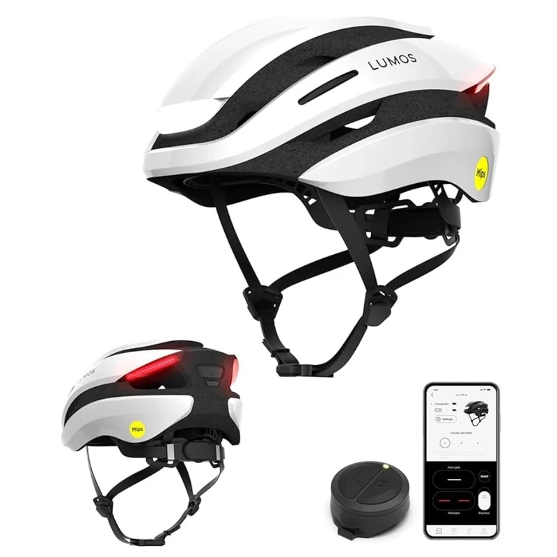 Lumos Ultra Smart Bike Helmet | Customizable Front and Back LED Lights with Turn Signals | Road Bicycle Helmets for Adults: Men, Women