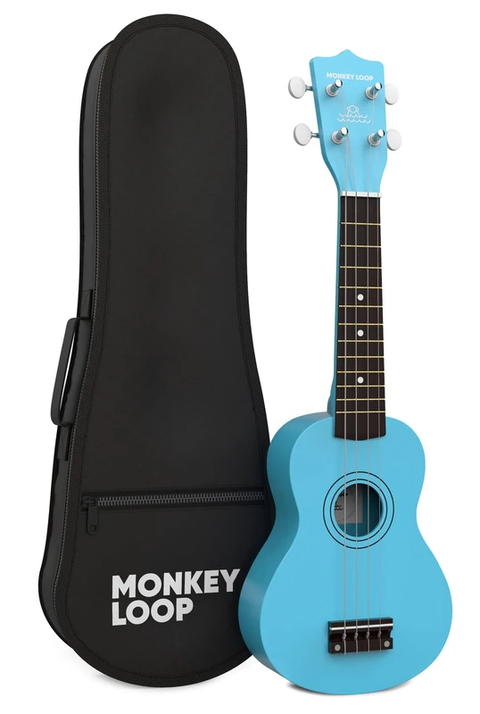 Monkey Loop Play Blue Soprano Ukulele