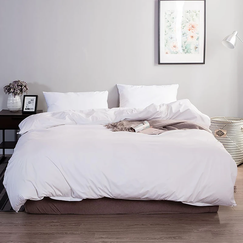 karever White Fluffy Comforter King Women Soft Bedding King Size White Blanket Men 3 PCs Comforter Set 1 King Size Comforter(104x90 inches) with 2 Pillowcases (20x36 inches)