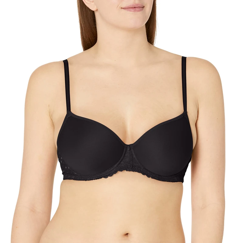Freya Women's Signature Underwire Spacer T-Shirt Bra, Opaque, Black, 32DD