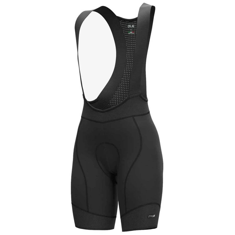 Alé Cycling Women's PRS Master 2.0 Bib Shorts, Black/Charcoal Grey, M