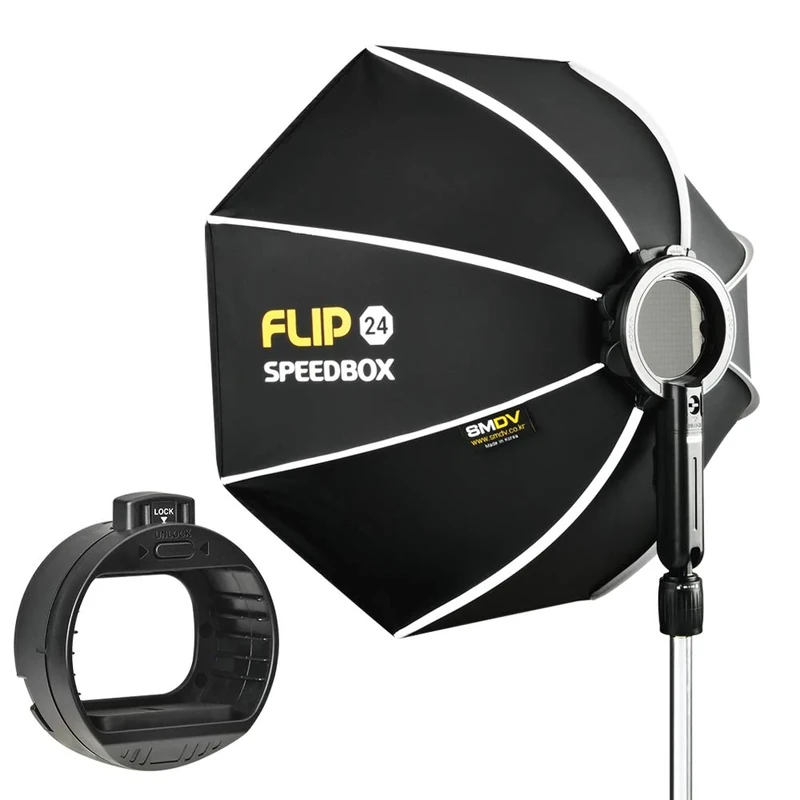 SMDV Speedbox-Flip 24 Foldable Softbox with Speedlite Adapter