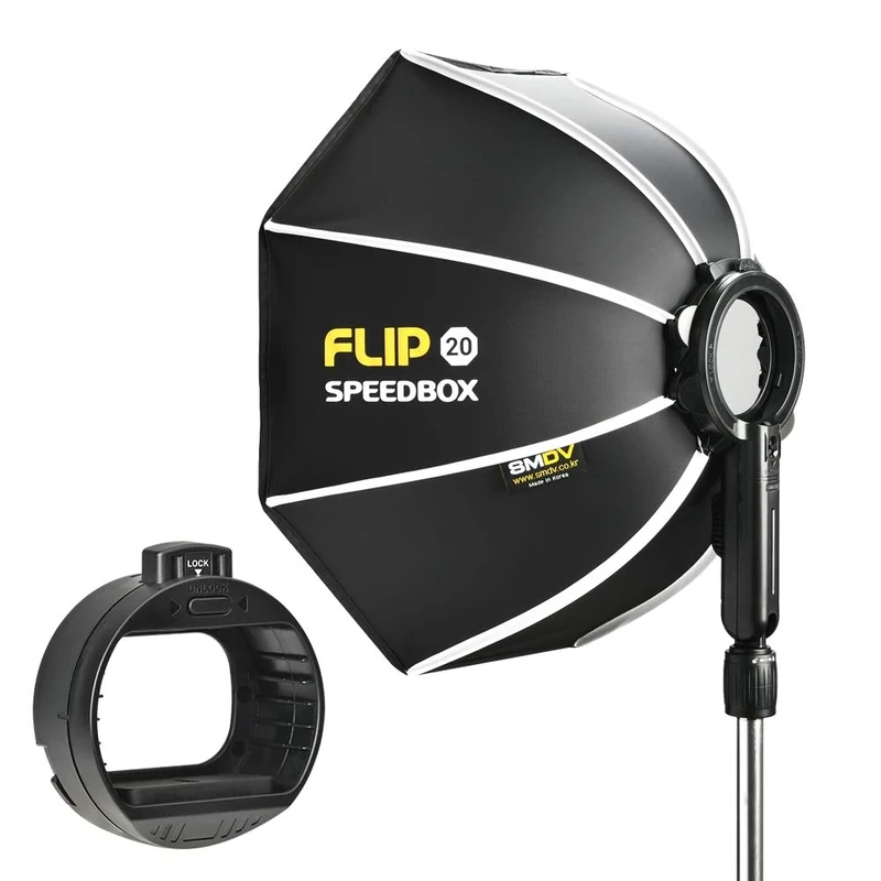 SMDV Speedbox-Flip 20 Foldable Softbox with Speedlite Adapter