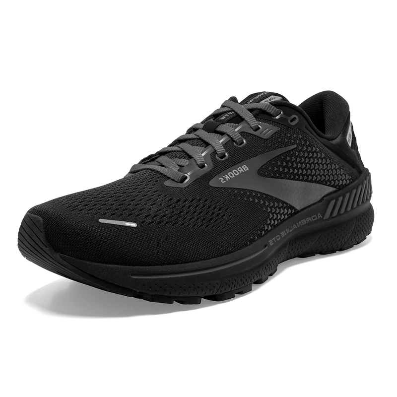 Brooks Men's Adrenaline GTS 22 Running Shoes - Black Ebony