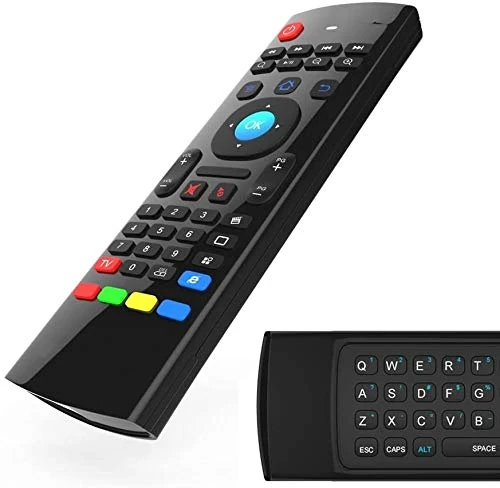 Techta MX3 Air Mouse Remote 2.4GHz Wireless Keyboard For Google Android Mini PC TV Box Smart TV PC HTPC Windows Mac OS Linux Raspberry Pi Box Xbox 360 PS3 MAC OS Laptop Presentation Computers