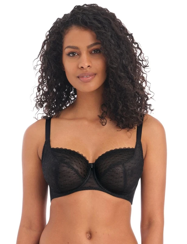 Freya Women's Signature Underwire Balcony Bra Full Coverage, Black, 32J US