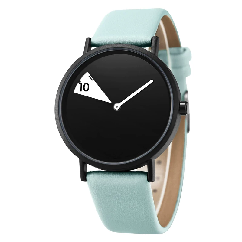 SHENGKE Creative Ladies Watche Ultra-Thin Leather Strap Fashion Quartz Minimalist Women Watch Waterproof Green