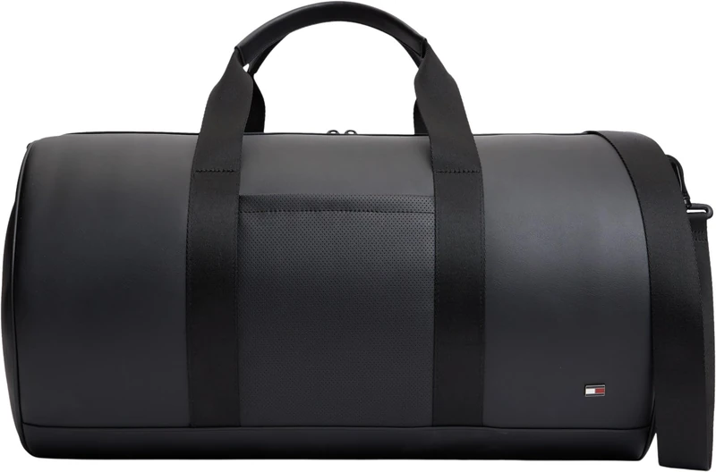 Tommy Hilfiger Men Th Foundation Duffle AM0AM14736 Duffle Bag, BLACK (Black), One Size