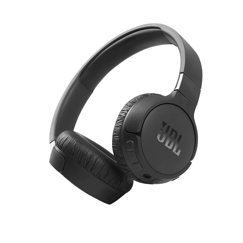 JBL Tune 660 NC Wireless On-Ear Bluetooth Headphones with Active Noise Cancellation, Black