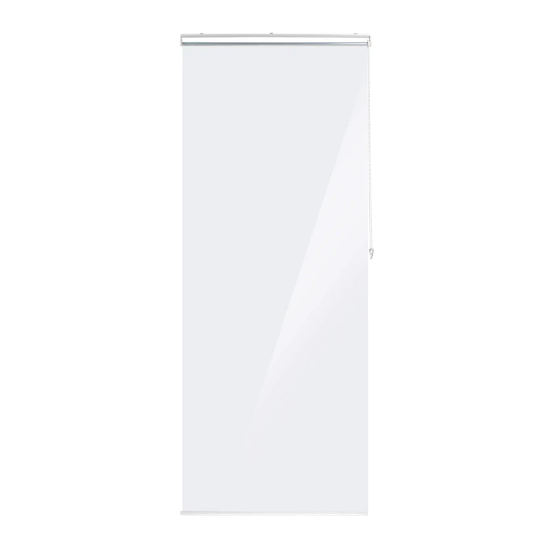 Relaxdays Bathroom Roller Blind, Shower & Bathtub, Water Repellent, Fast Drying, Ceiling & Window, 80x240cm Transparent