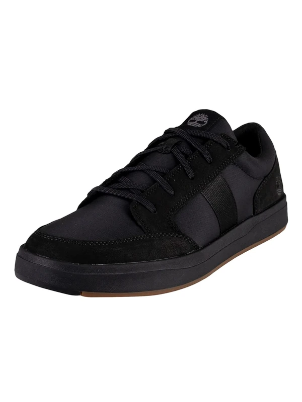 Timberland Men's Davis Square F/L Ox Basic Trainers, black, 12.5 UK