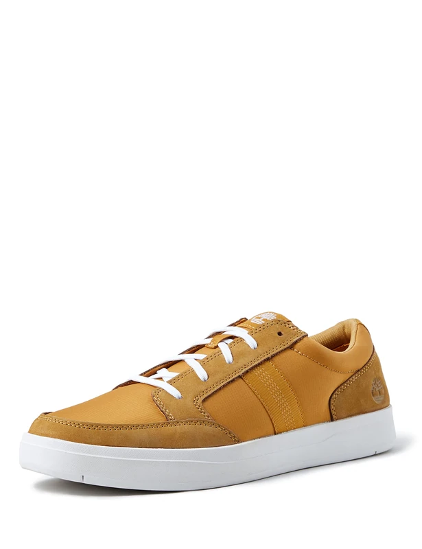 Timberland Men's Davis Square F/L Ox Basic Trainers, Wheat Nubuck, 6.5 UK
