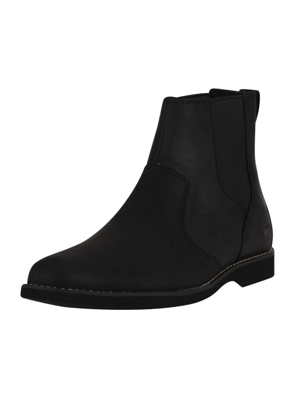Timberland Men's Woodhull Chelsea Basic Boots, Black Full Grain, 7.5 UK - Image 1