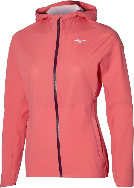 Mizuno Women's Waterproof 20K ER Jacket, Pink, M