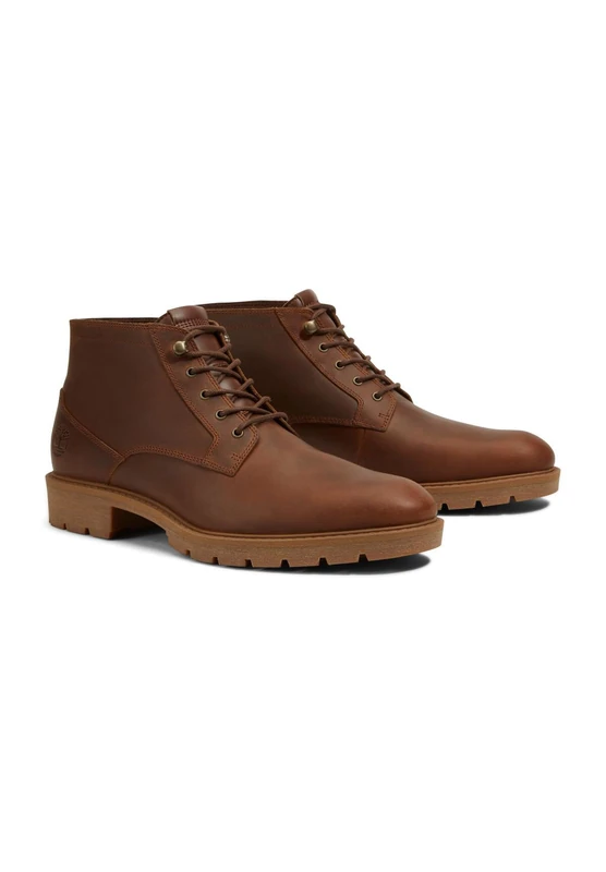Timberland Men's Elmhurst Chukka Wr Basic Fashion Boots, Mid Brown Full Grain, 6.5 UK
