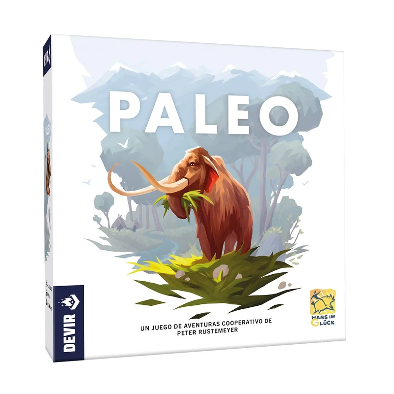 Devir Paleo, Prehistoric Strategy Co-op Board Game, 2-4 Players, 10+ Years (BGPALSP)