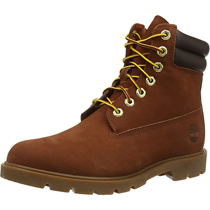 Timberland Men's 6 Inch WR Basic Fashion Boots - Rust Nubuck