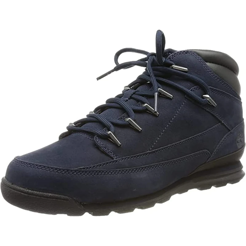 Timberland Men's Euro Rock WR Basic Fashion Boots, Navy Nubuck, 12.5 UK