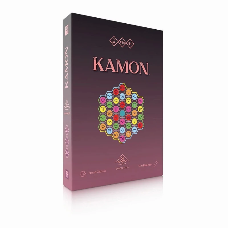 Cosmoludo 3143103 Kamon, Board Game, Strategy Game, 2 Person Game, Abstract Game for Adults and Children from 8 Years - Image 1