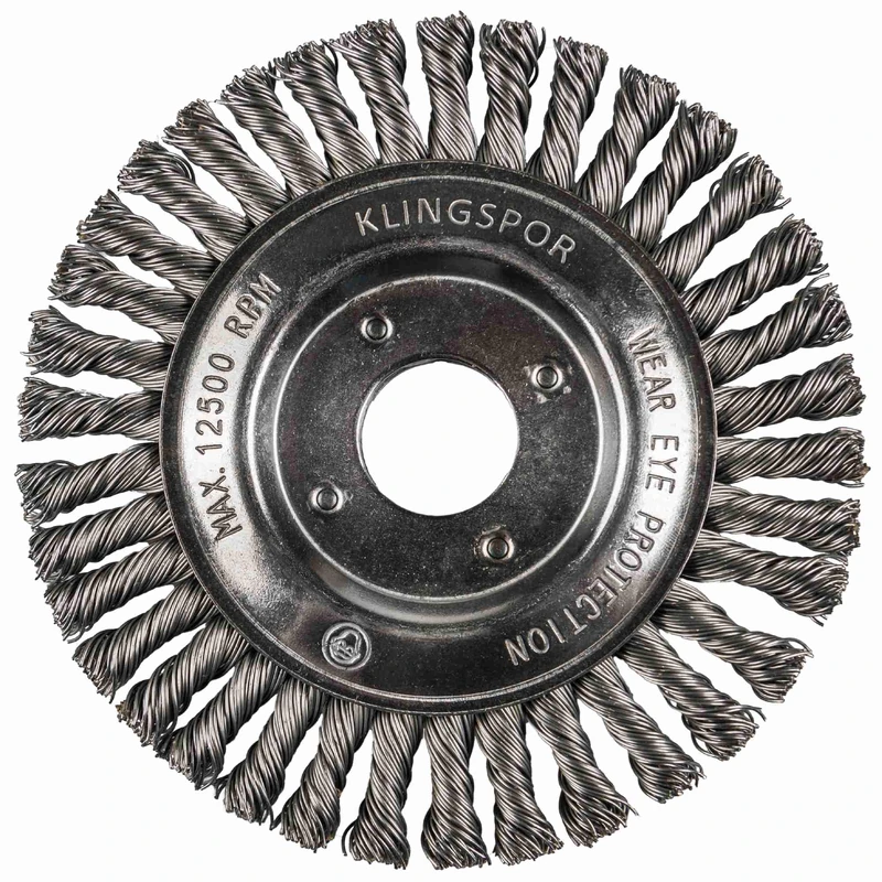 Klingspor 358319 Single Row Pipeline Brush Number 1 178 x 6 x 22.23 mm 0.5 Steel, Pack of 1