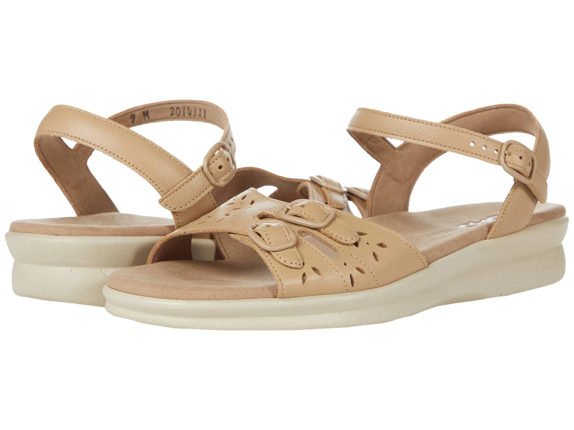 SAS Women's, Duo Sandal, Stone, 5.5 UK