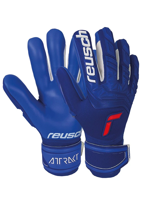 Reusch Attrakt Freegel Silver Glove Deep Blue/Deep Blue 9.5