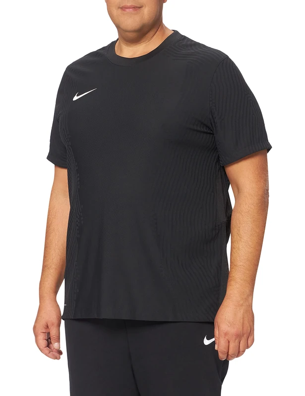 Nike Men's VaporKnit III Short Sleeve Jersey, Black/Black/Black/White, S