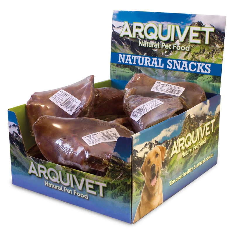 Arquivet Pig Ear Xxl (Complete Box of 10 Retractable Units) 1300 g
