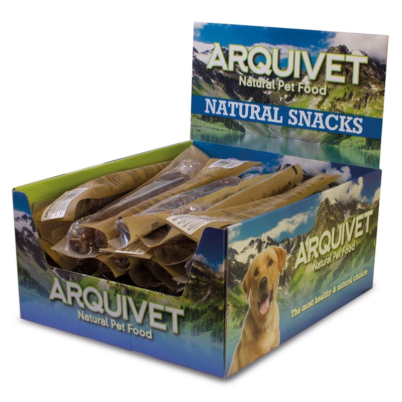 Arquivet Nervio de Bull 20 cm – 40 Pieces Shrink-Wrapped Natural Dog Snacks Treats