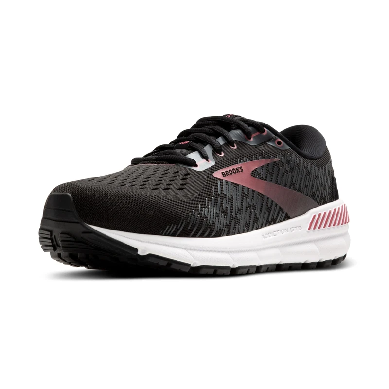 Brooks Addiction GTS 15, Running Shoe, Black/Ebony/Mauvewood,