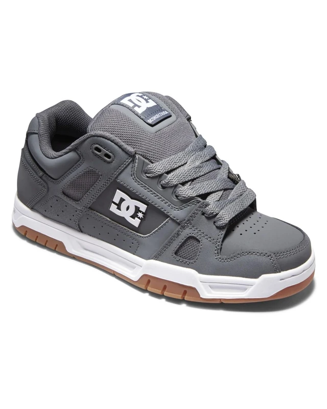 Dc Shoes Men's STAG Shoe, Grey/Gum, 4.5 UK