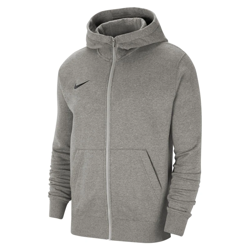 NIKE Kid Y Nk Flc Park20 Fz Hoodie Sweatshirt, Dk Grey Heather, XL (Label:158-170cm) - Image 1