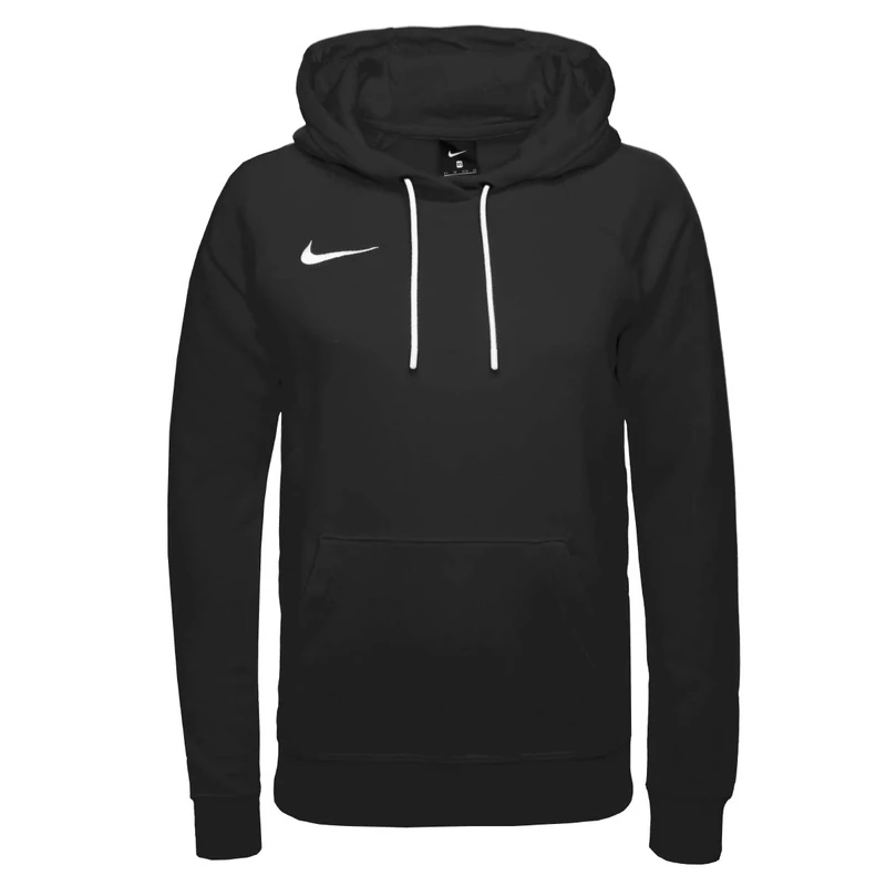 NIKE Womens Nk Flc Park20 Po Hoodie Sweatshirt, Black/White, L EU