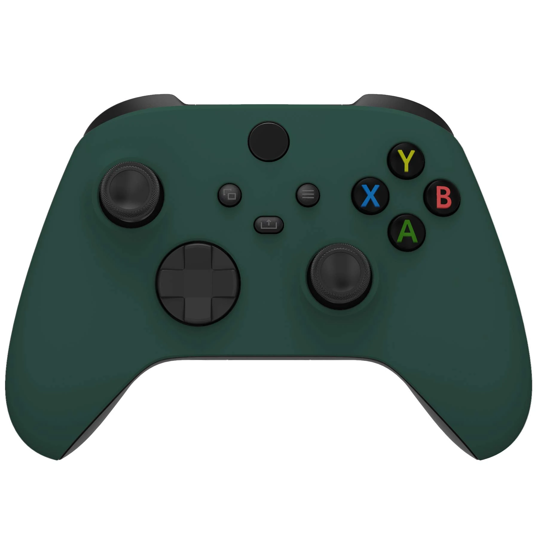 eXtremeRate Replacement Shell for Xbox Series X & S Controller - Personalized Upgrade - Racing Green Soft Touch Grip Custom Cover Case Faceplate for Xbox Core Controller [Controller NOT Included]