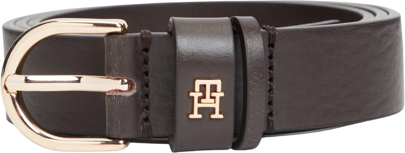 Tommy Hilfiger Women Essential Effortless 2.5 Aw0Aw16836 Adjustable Belt, BROWN (Charred Wood), 100 - Image 1