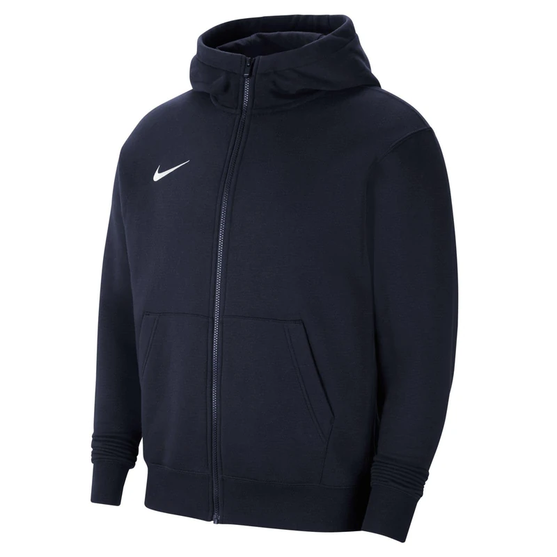 NIKE CW6891 Y NK FLC PARK20 FZ HOODIE Sweatshirt boys obsidian/white XL