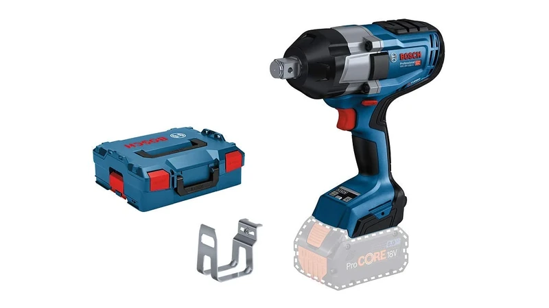 Bosch Professional 18V System BITURBO Cordless Impact Driver GDS 18V-1050 H (incl. L-BOXX Inlay, L-BOXX, Without Battery/Charger)