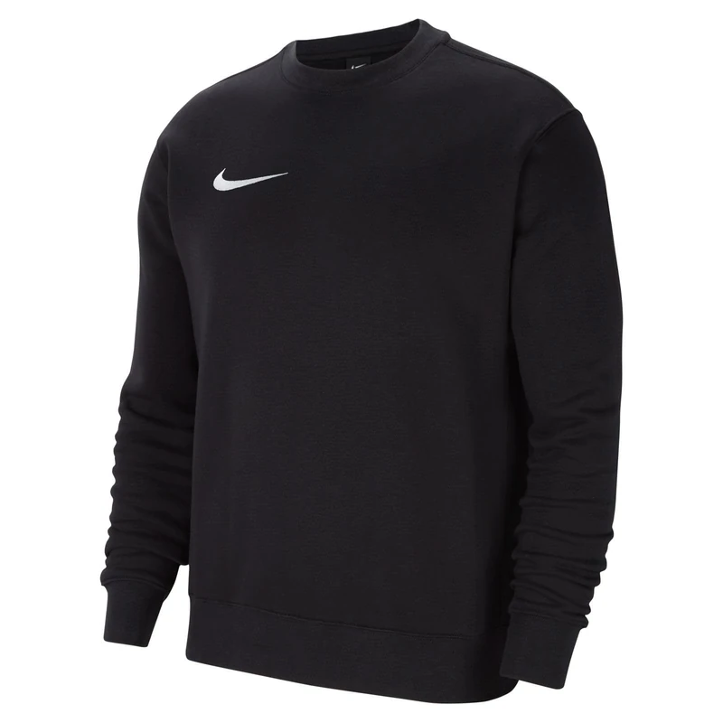Nike CW6902-010 M NK FLC PARK20 CREW Sweatshirt Men's BLACK/WHITE Size XXL - Image 1
