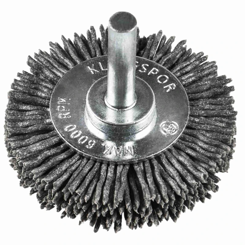 Klingspor 358369 Shaft Round Brush 600 P 70 x 12 x 6 mm Polyamide SIC Grain 320 Pack of 10
