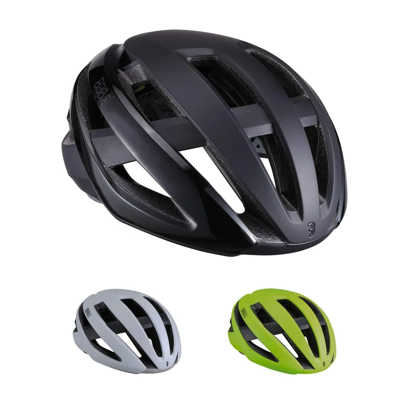 Bbb Cycling Unisex's Maestro BHE-10 Road Bike Helmet MIPS Lightweight Adjustable Safety Protection CE Certified Mens Womens Matt Black Size Large (58-62cm), L