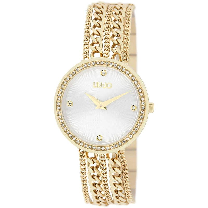 Liu Jo TLJ1811 Women's Analogue Quartz Watch with Stainless Steel Strap, Gold, Bracelet