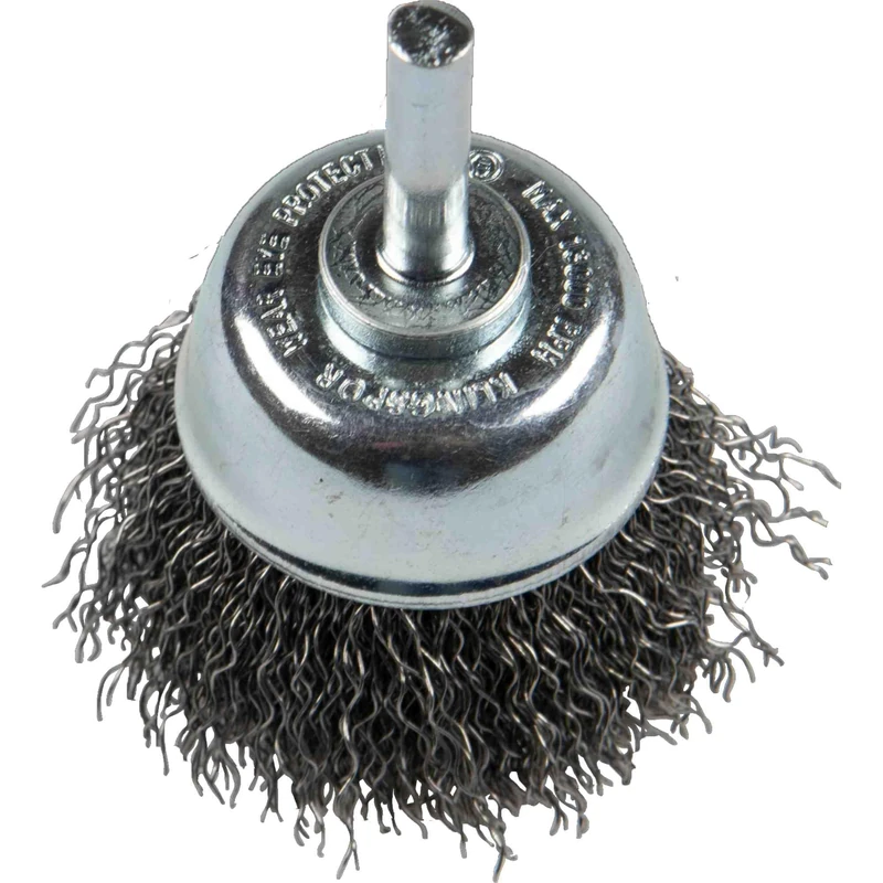 Klingspor 358331 Cup Brush with Shaft 50 x 6 mm 0.3 Steel Pack of 20