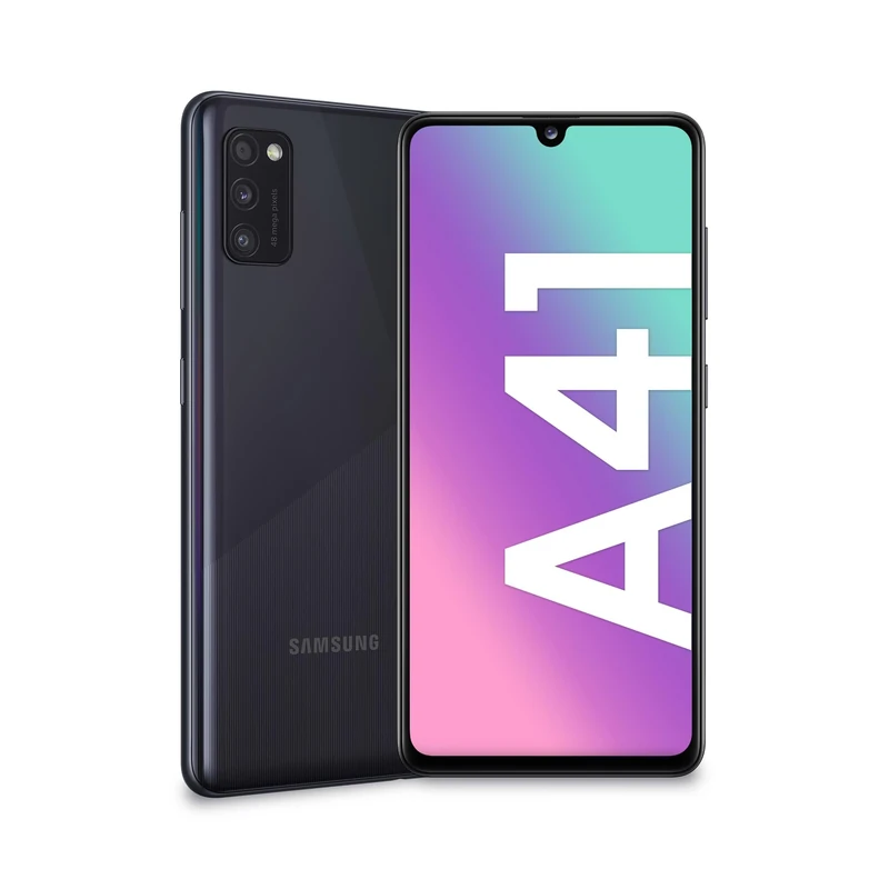 2020 Samsung Galaxy A41 Dual SIM 64GB 4GB RAM - Prism Crush Black (Renewed)