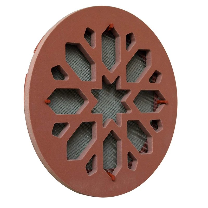 The CERGDSCTX Ventilation Grille Round Ceramic Stoneware Cooked, to be Overlapped.