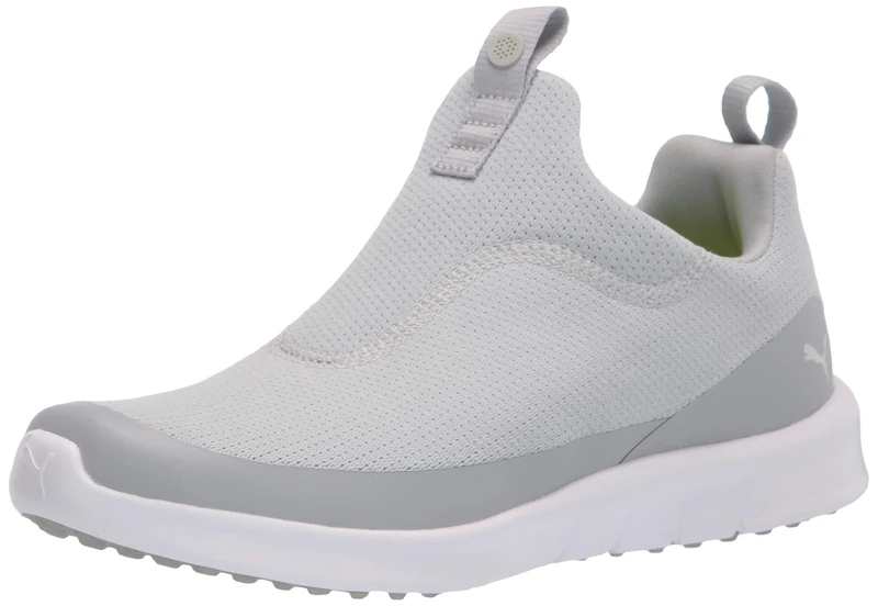 PUMA Women's Laguna Fusion Slip-on Golf Shoes, High Rise Silver, 4 UK