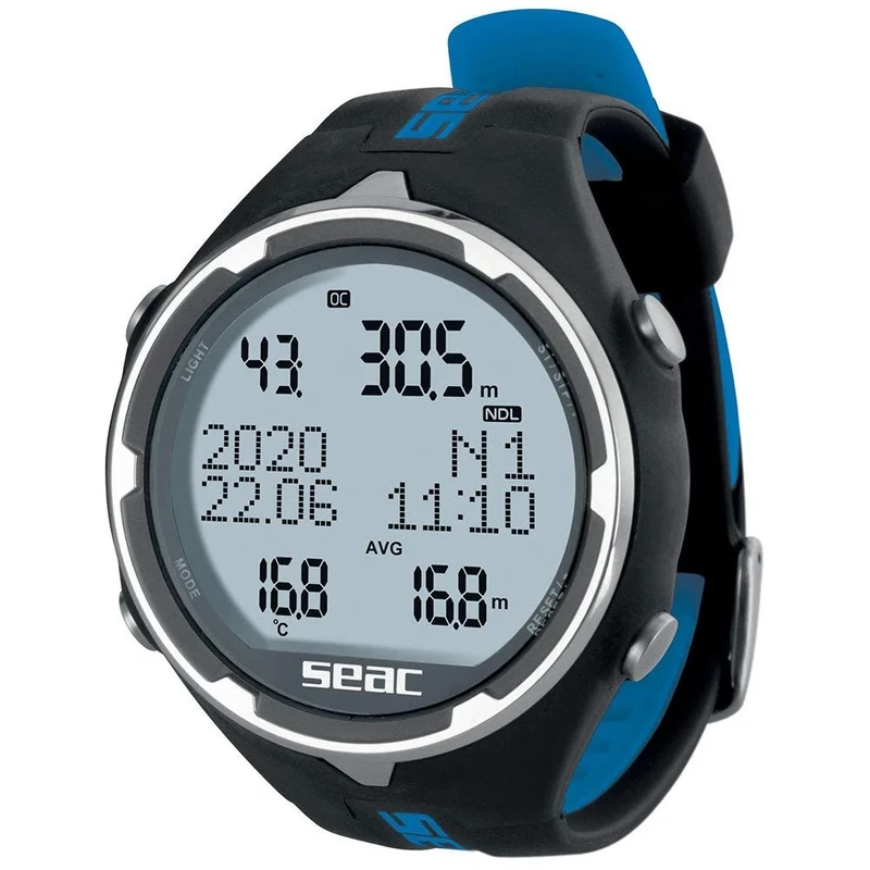SEAC Action, Dive Computer with Scuba and Freediving Mode, Dive Logbook, Dive Planner, Safety Alarms