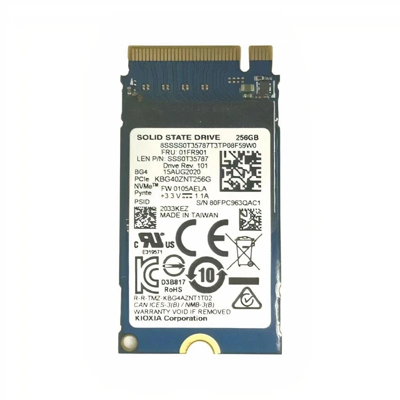 Toshiba BG4 256GB M.2 PCIe