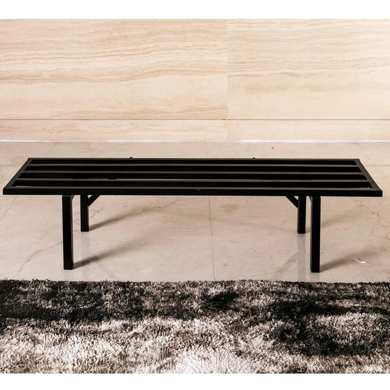 Zhongma One Tier Metal Plant Stand Heavy Duty Plant Holder for Home, Window,Garden, Plant Lovers, Display Stand (45.67 L x 8.66 W x 7.9 H) …