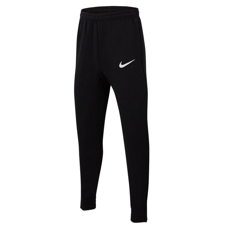 NIKE Kid Y Nk Flc Park20 Kp Pants, Black/White, L - Image 1